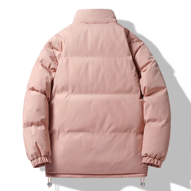 Winter Jacket Men Parkas Thicken Warm Coat Mens Stand Collar Jackets Solid Color Parka Coat Men Fashion New Streetwear S~ 3XL