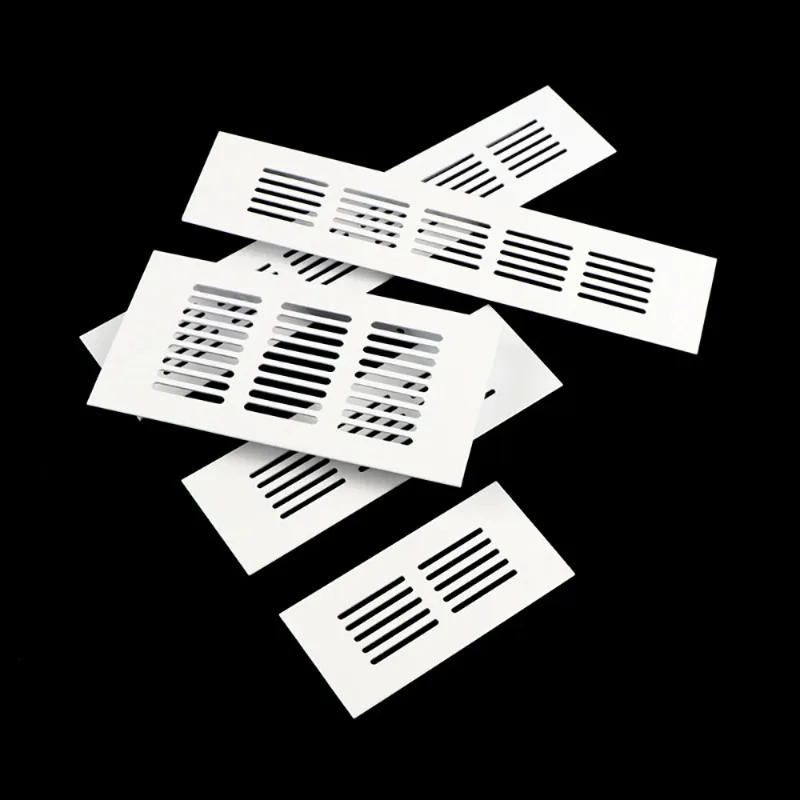 Cabinet Air Vent Hole Mesh Aluminum Alloy Ventilation Fence Exhaust Hole Cover Plug Decorative Cover For Closet Air Conditioner
