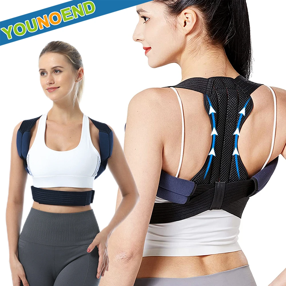 

Adjustable Back Posture Corrector Breathable Back Support Straightener Neck Clavicle Shoulder Pain Relief Hunchback Correction