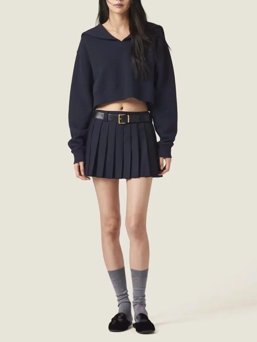 

traf Girls Sweatshirt 2024 Spring New Women Korean Fashion Loose Casual Girls Tops Young Women's Clothing Age Reducing Jacket