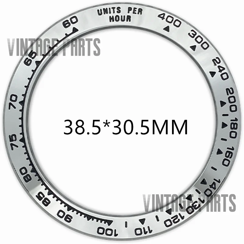 Inserto Lunetta In Acciaio Inossidabile 38*30.5Mm Adatto Per Orologio Rolex Daytona