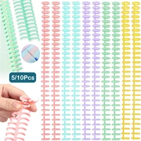 5/10Pcs Comb Binding Spines 30 Ring Plastic Binder Combs and Spines Binding Easy Edit Spines for Document Notebook File Making 1