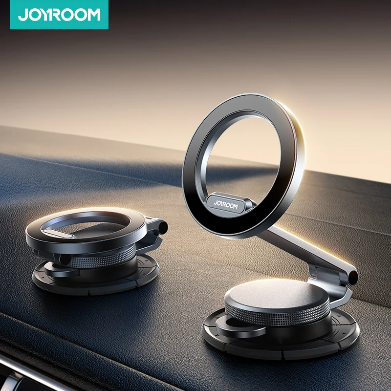 Joyroom 마그네틱 자동차 마운트, 올 메탈, 가장 강한 자석, 접이식 전화 거치대, 자동차 대시 보드, 테슬라, 아이폰용