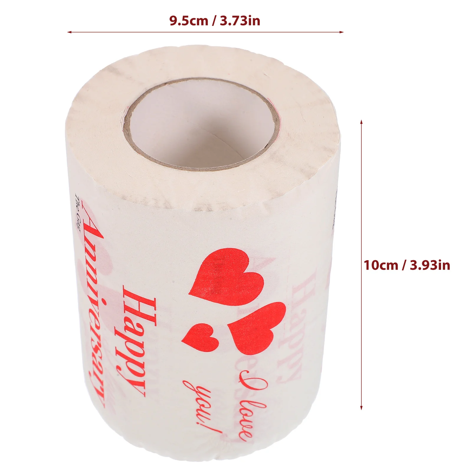 Soft Valentine Patterns Printed Tissue Toilet Paper Rolls Colored Bath Tissues Sanitary Paper Portable Bulk Supply