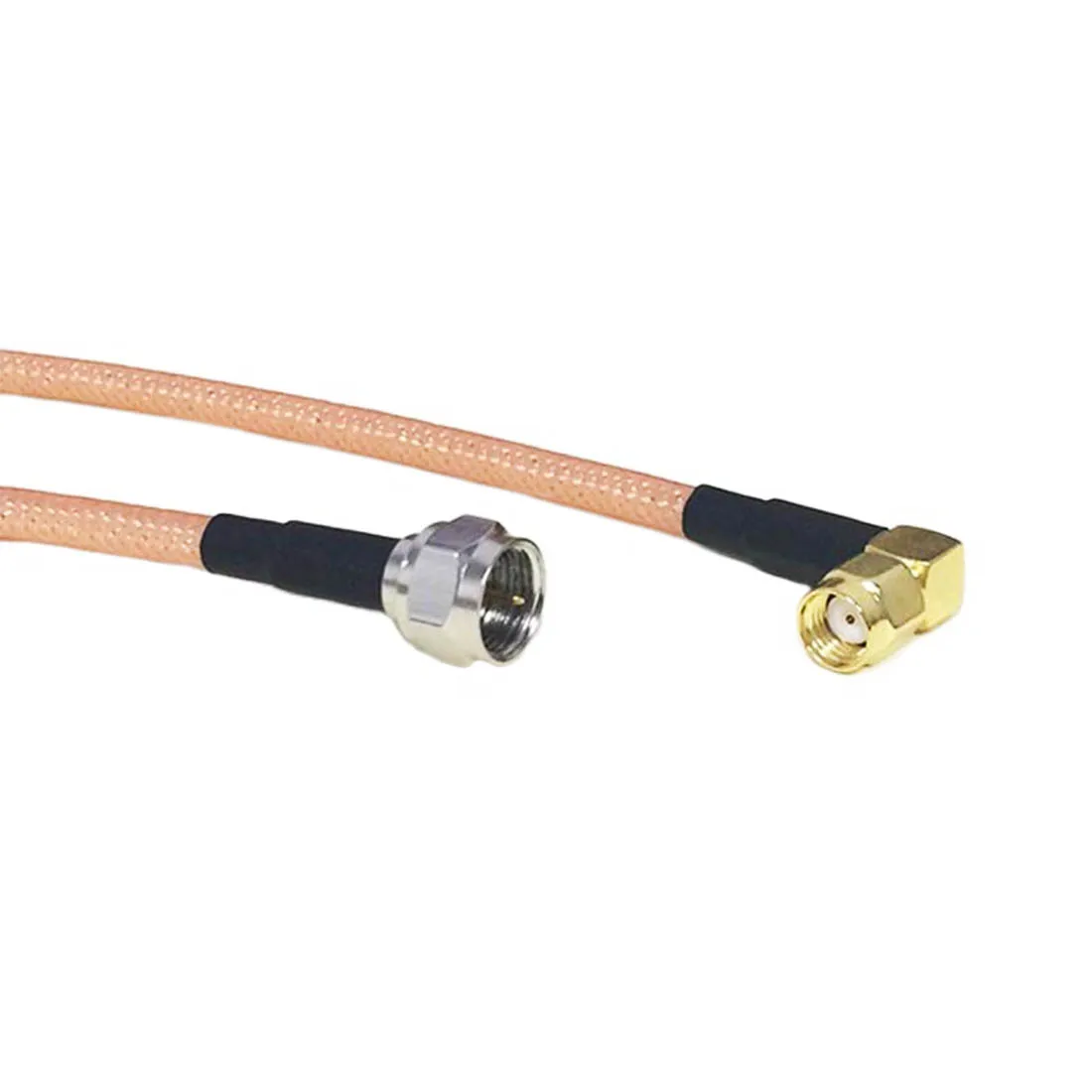 Rf Coaxial Cable Rg142 Rpsma Right Angle Male Plug Switch F Male