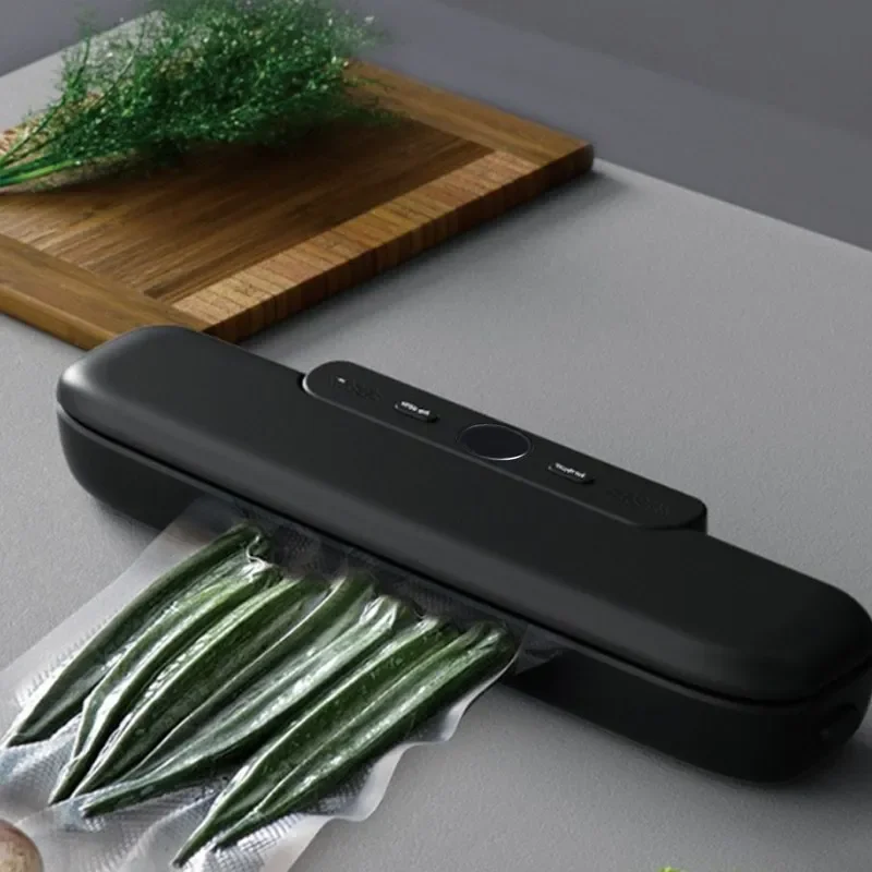 

Эффективная кухонная вакуумная упаковочная машина для однощелевой работы с низким уровнем шума-включает в себя 10 пластиковых пакетов | Упаковка пластиковых пакетов