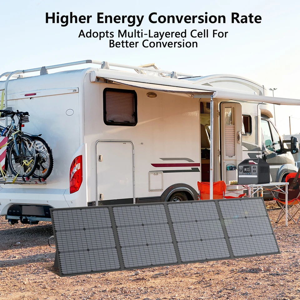 MHPOWOS 220 Watt Portable Solar Panel Charger
