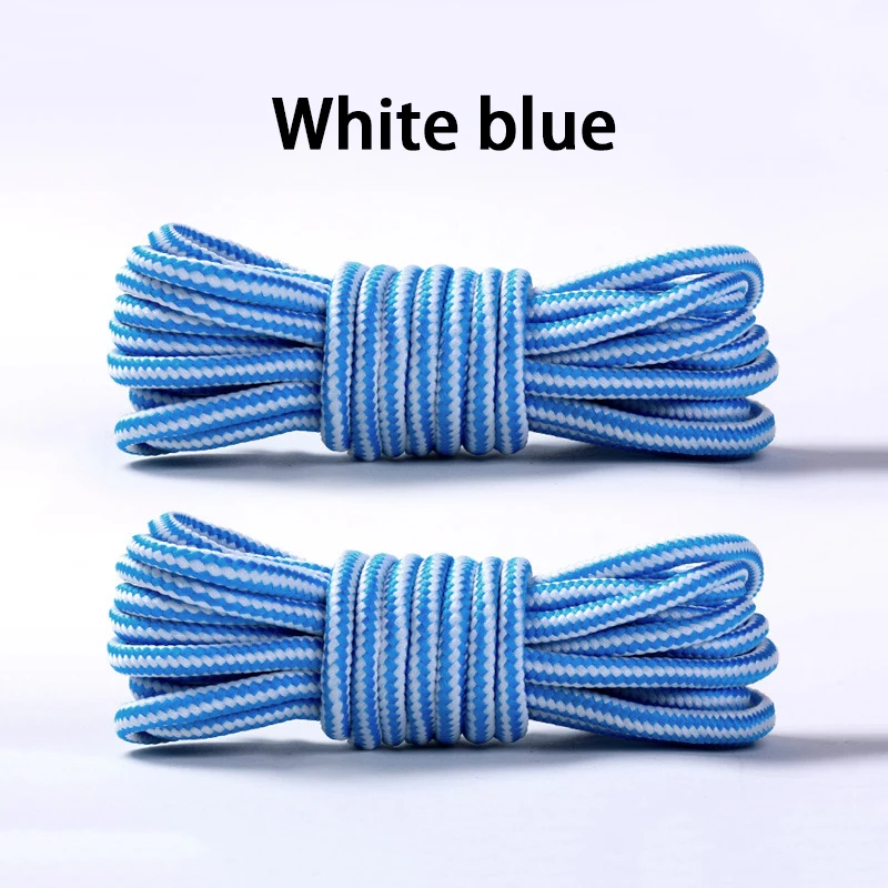 Durable Heavy-Duty Round Boot Laces - 2 Pairs for Hiking, Work, and Outdoor Sports