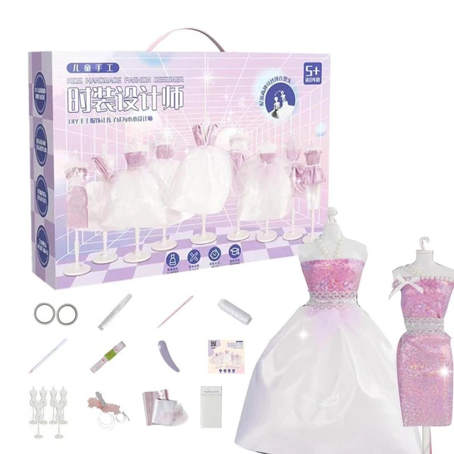 Girls Fashion Design Kit Kids Clothing Sewing Crafts Clothing