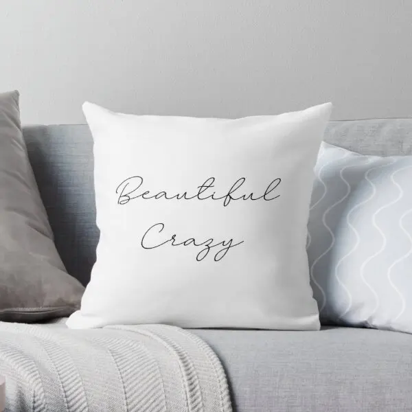 

Beautiful Crazy Printing Throw Pillow Cover Soft Car Comfort Decor Fashion Office Fashion Sofa Pillows not include One Side