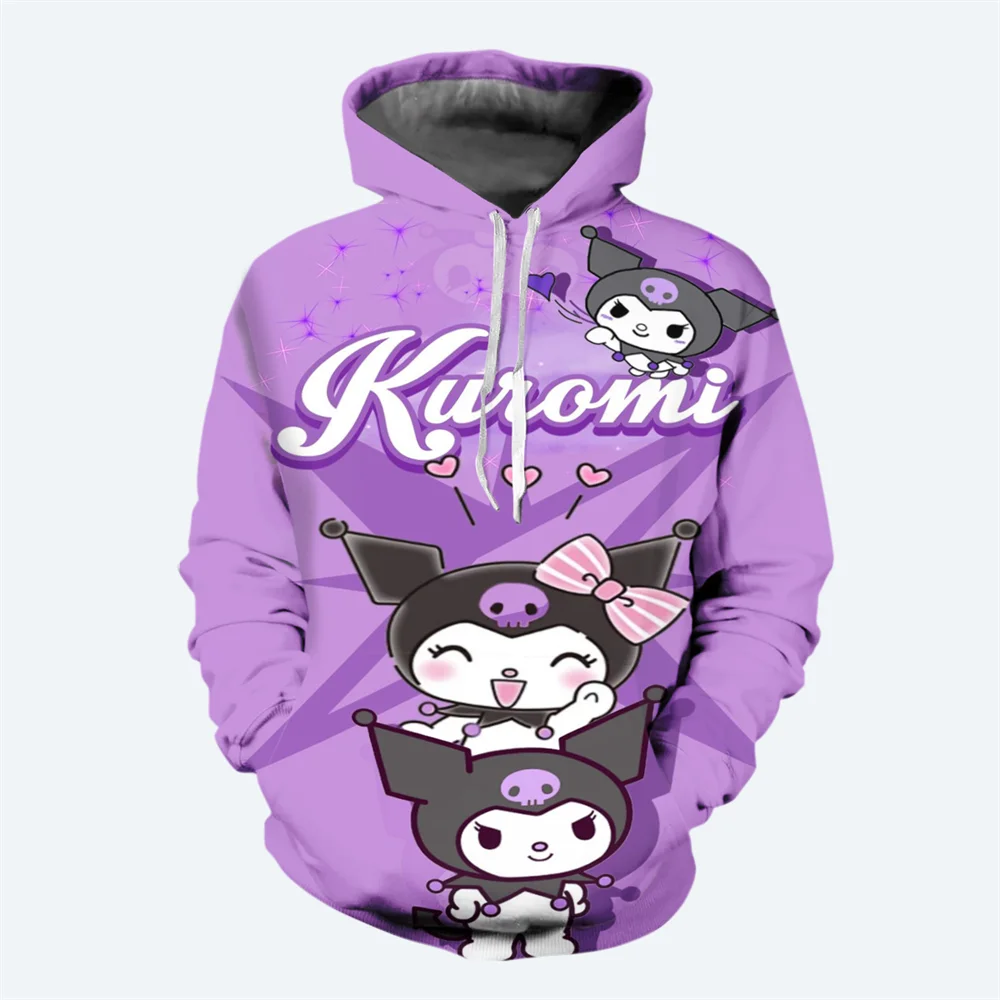 thumbnail image 1 of Sudadera con capucha de Hello Kitty para niña, estilo nuevo de otoño e invierno, con estampado 3D, para niños, moda urbana, informal, 1 of 5