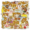 50/100PCS Kawaii Rilakkuma Bear Cute Cartoon Stickers for Guitar DIY TOY Bicycle Skateboard Laptop Luggage Decor 1