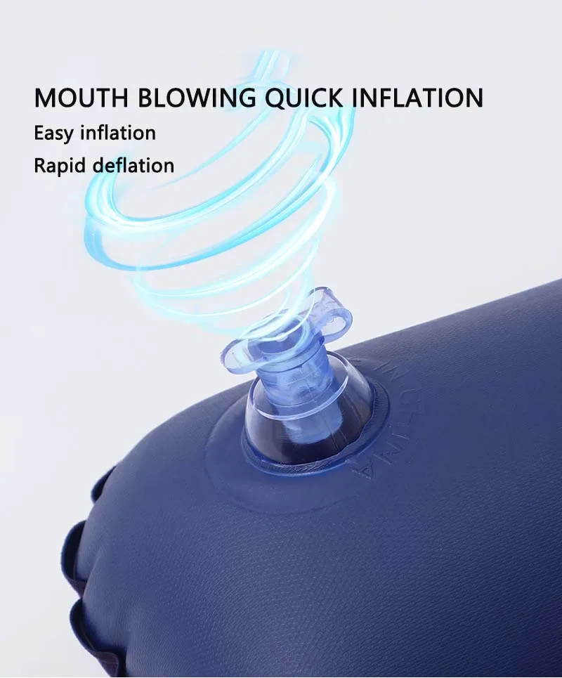 inflatable pillow Travesseiro infl&aacute;vel Travel Hiking Sleeping Pillow Square