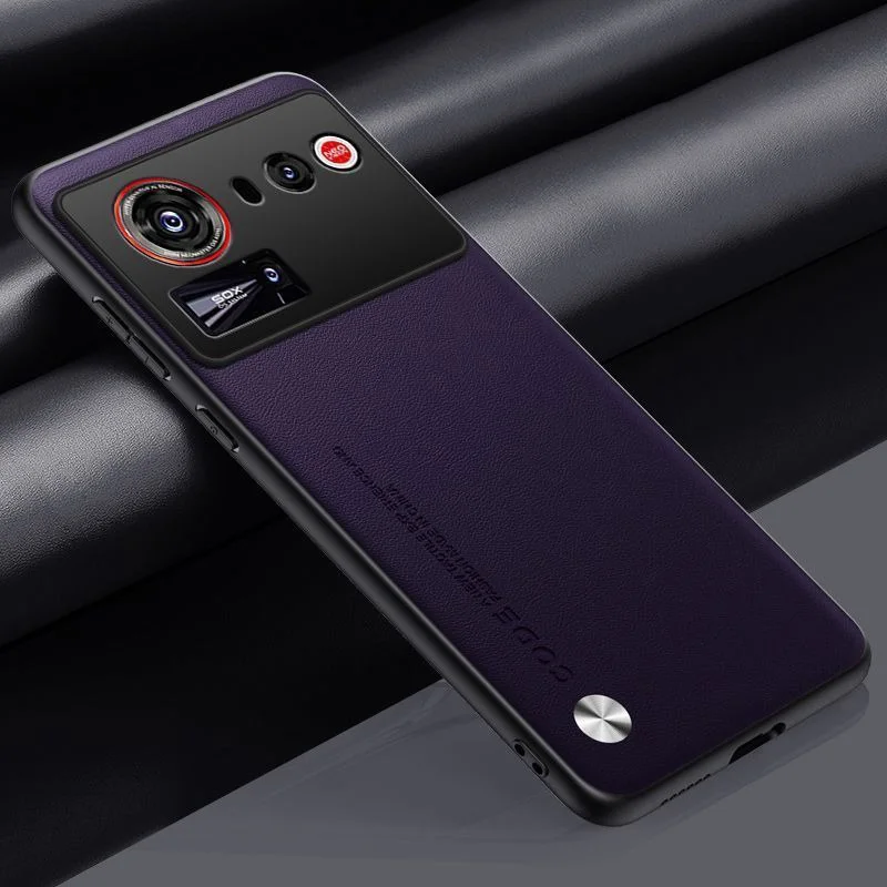Premium PU Leather Phone Case with Silicone Full Camera Protection