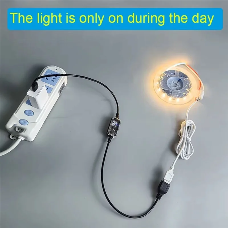 B29C-라이트 센서 케이블 라이트 센서 DC 5V 12V USB 와이어 홈 보안 및 조명 Whiteday