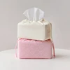 Lovely Heart Pattern Drawstring Tissue Bag Napkin Holder Container Korean Style Portable Newborn Stuff Wet Wipes Organizer 1