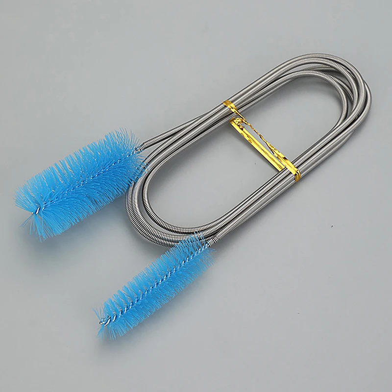 Aquarium Filter Brush Set, Flexible Double Ended Bristles Hose