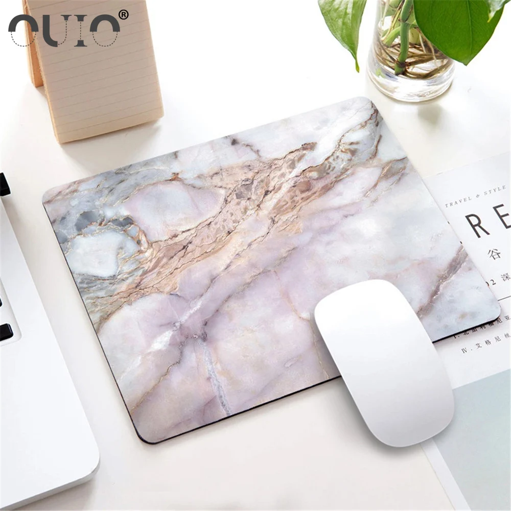 

1pc Nordic Style Marble Mousepad for Gaming Laptop Computer Desk Mat Mouse Pad Wrist Rests Table Mat Office Desk Accessories