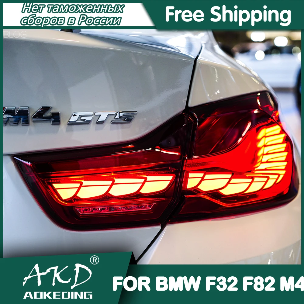 

Автомобильный задний фонарь для BMW F32 2016-2020 M4 GTS, светодиодные противотуманные фары s DRL Hella, тюнисветильник ры, автомобильные аксессуары F82, задсветильник s