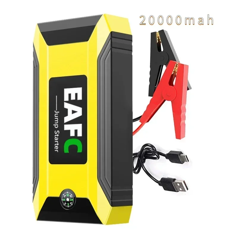 Arrancador de batería de coche 1200A, Banco de energía de 18000mAh, cargador  de batería de coche diésel de gasolina, potenciador de batería automático  para arrancar el coche, nuevo - AliExpress