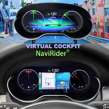LCD Dashboard For Benz A Class W176 GLA X156 CLA X117 2013-2019 GPS Speedometer Instrument Panel Smart Cluster Virtual Cockpit 1