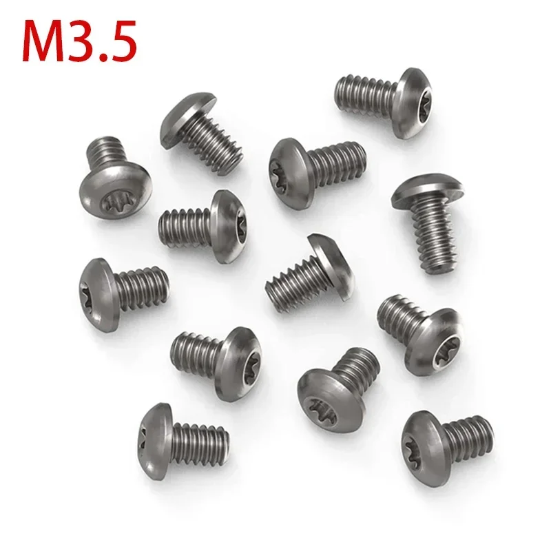 

Винт с полукруглой головкой из титанового сплава M3.5, 4 шт.
