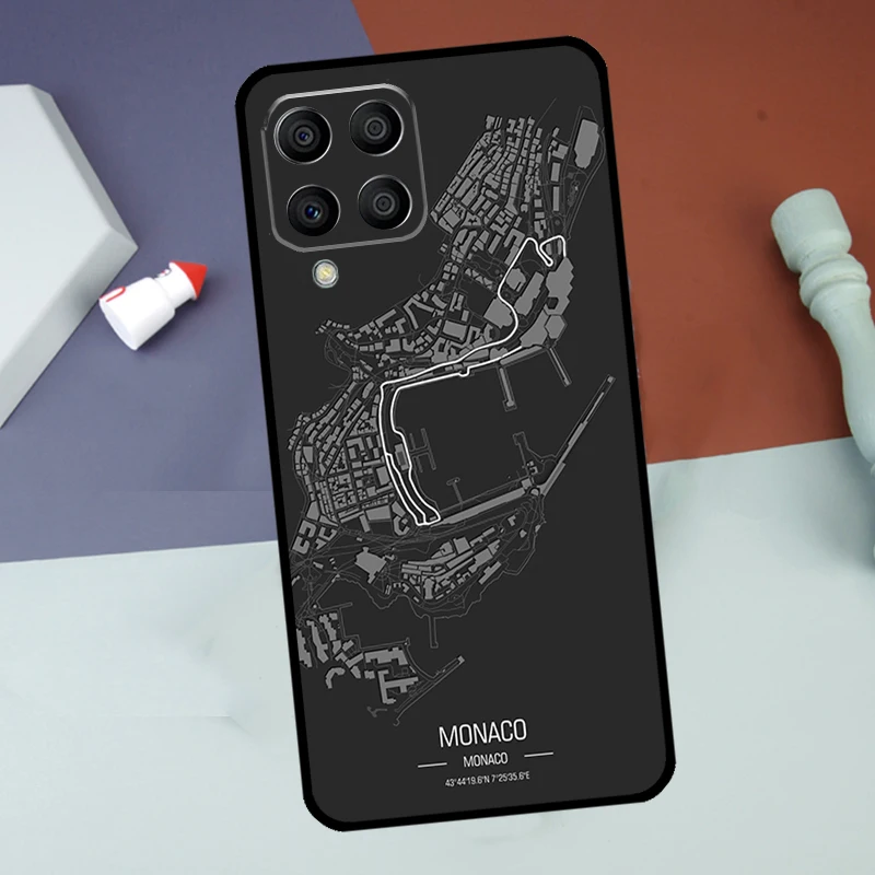 F1 Race Circuit Design Phone Case