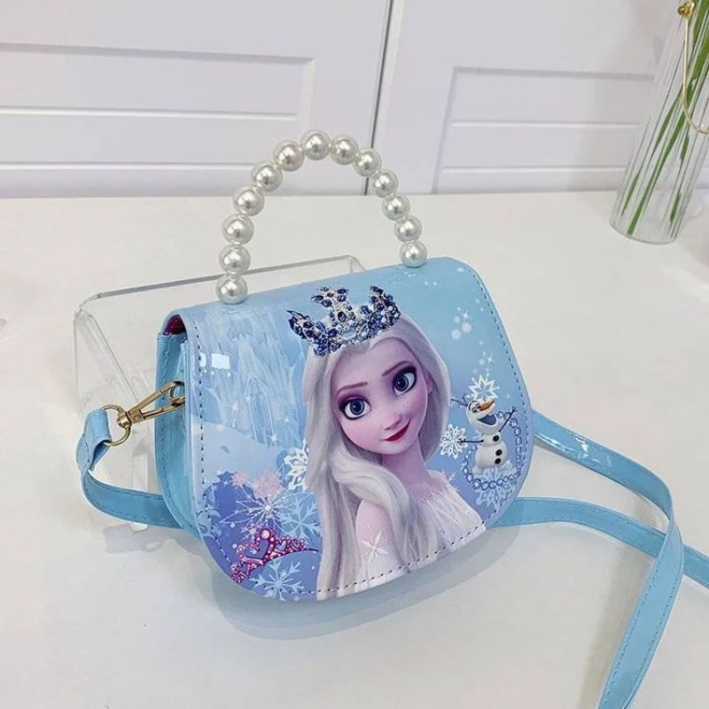 Sac à main enfant Elsa Reine des Neiges - Poignée perles