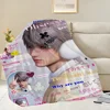 Flannel and warm xavier comfort  soft Love plush blanket for Caleb sofa living room office Deepspace bedroom Sylus travel  gift 4