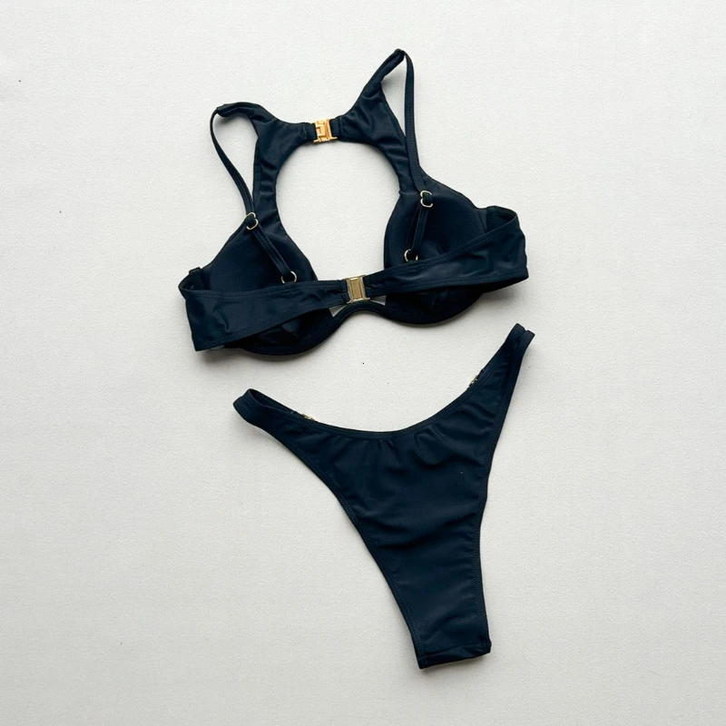 Female Bikini Set 3 Pieces Bikini Sets Sexy Women Swimsuit Swimwear Push Up Beachwear Bathing Suit Skirt wimming Suit Cover Ups - 4