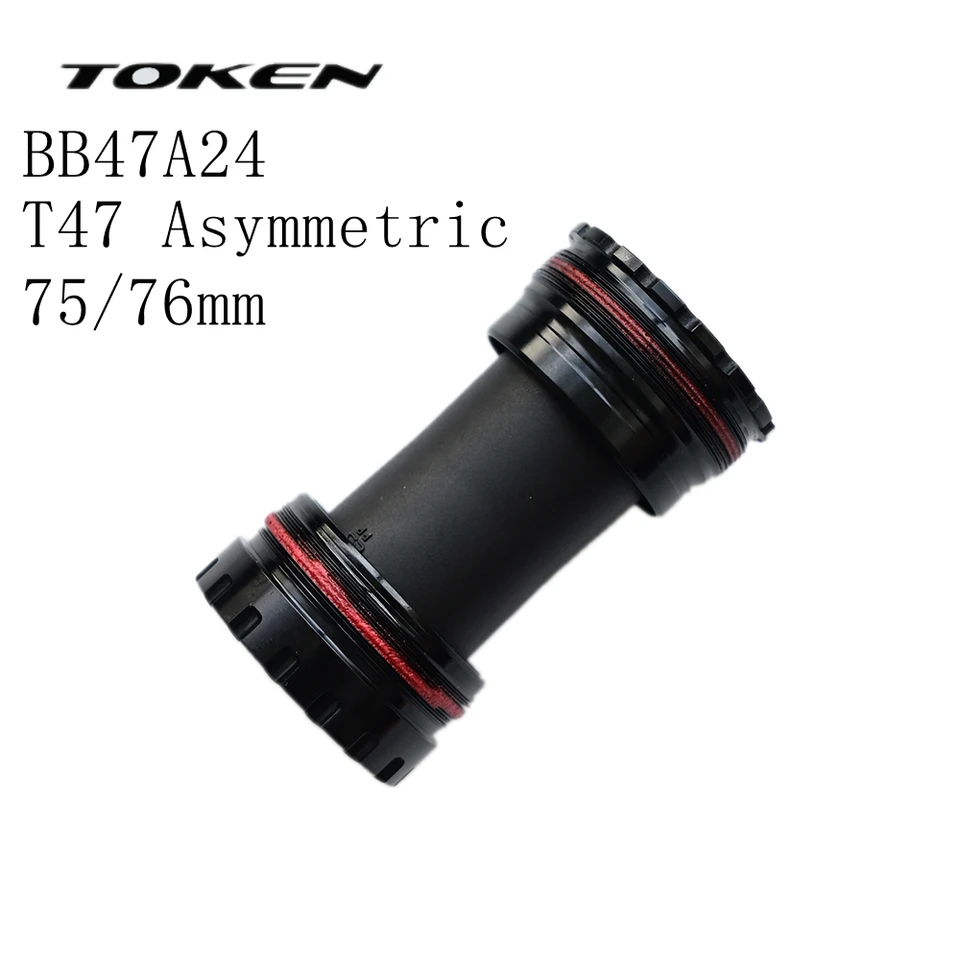 TOKEN Bicycle BB Asymmetric Cearmicing Bearings BB47A24 BB47A29