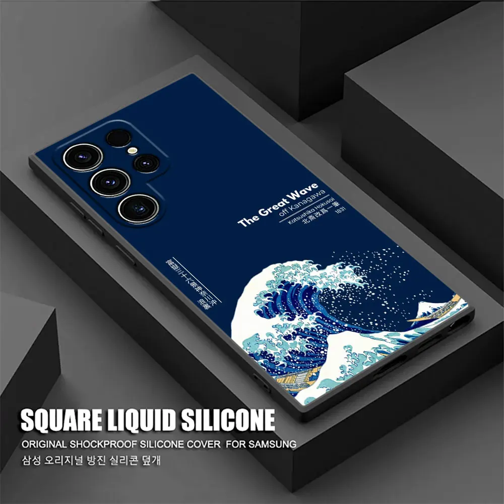 The Great Wave Katsushika Hokusai Art-Inspired Soft Phone Cover
