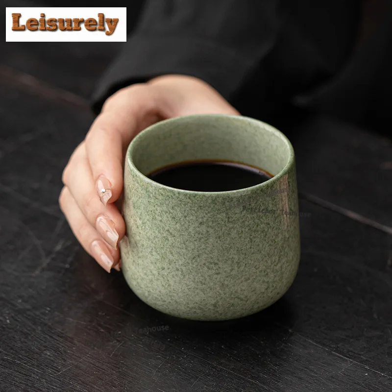 230ml Ancient Style Teacup Traditional Tea Bowl Water Jug Tea-tasting Meditation Cup Chazhan Master Cups Drinkware Supplies Gift