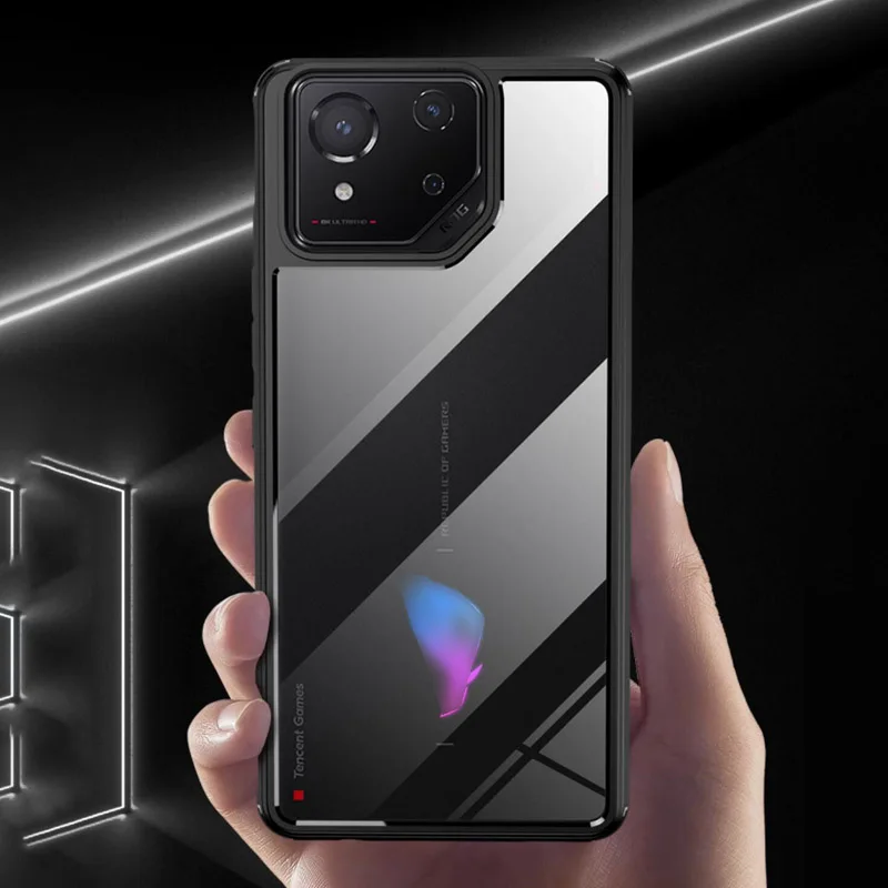 Pellicola Proteggi Schermo 2 In 1 Per Custodia Asus Rog 8 Pro Per Asus Rog 8 5G Cover Posteriore Rigida Per Rog Phone 8 Pro Rog8 Pro Shell