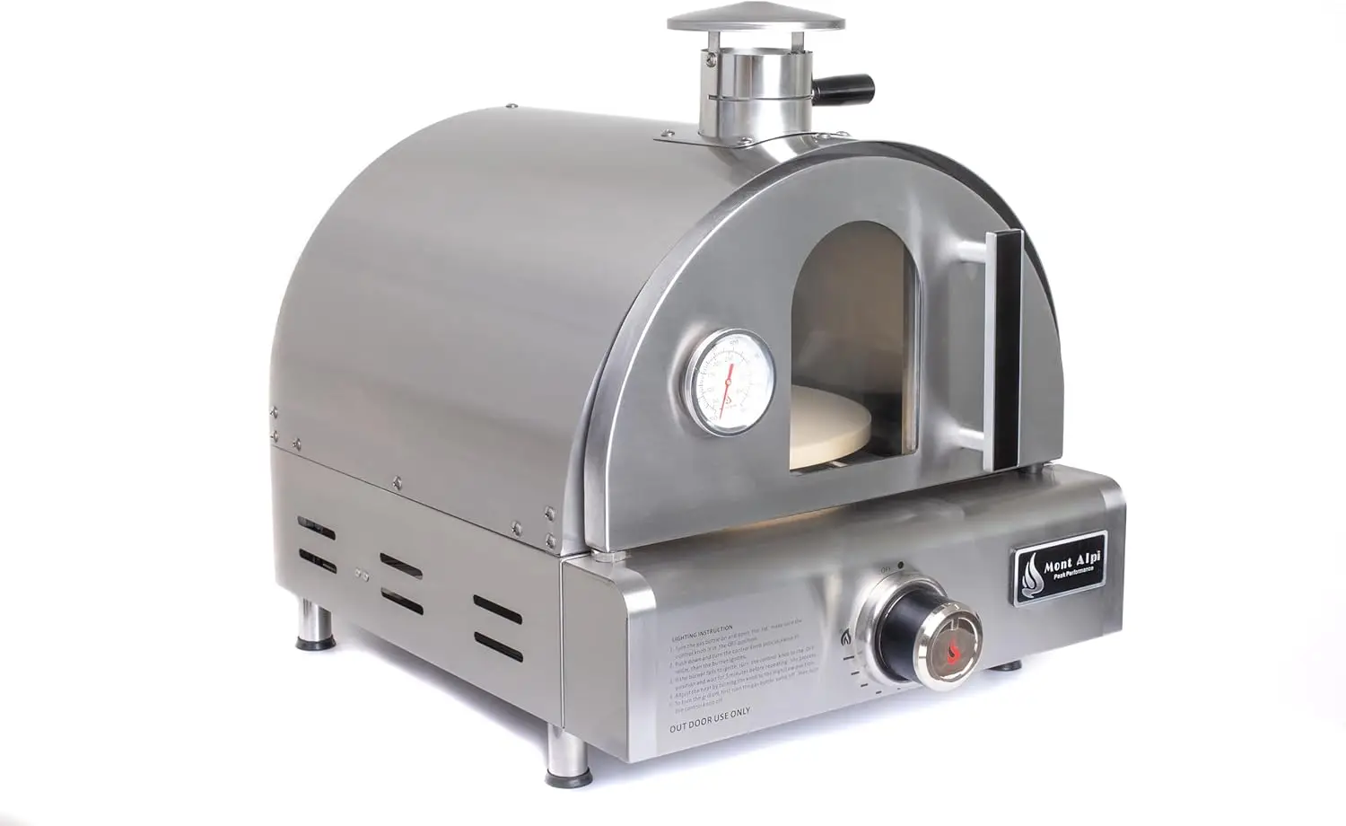 12000 BTU Multi-Fuel Countertop Table Top Stainless Steel Portable Outdoor Cooking Kitchen Backyard Propane