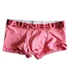 Wide brim candy color men's underwear four corner boxer underwear breathable elastic fiber 2