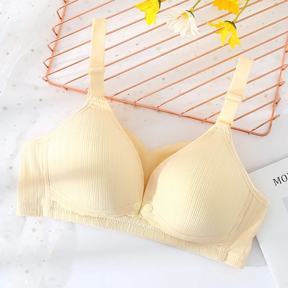 Breathable Nursing Bra Comfortable Seamless Breastfeeding Underwear Prevent Sagging Soft Maternity Nursing Bra Pregnant Women