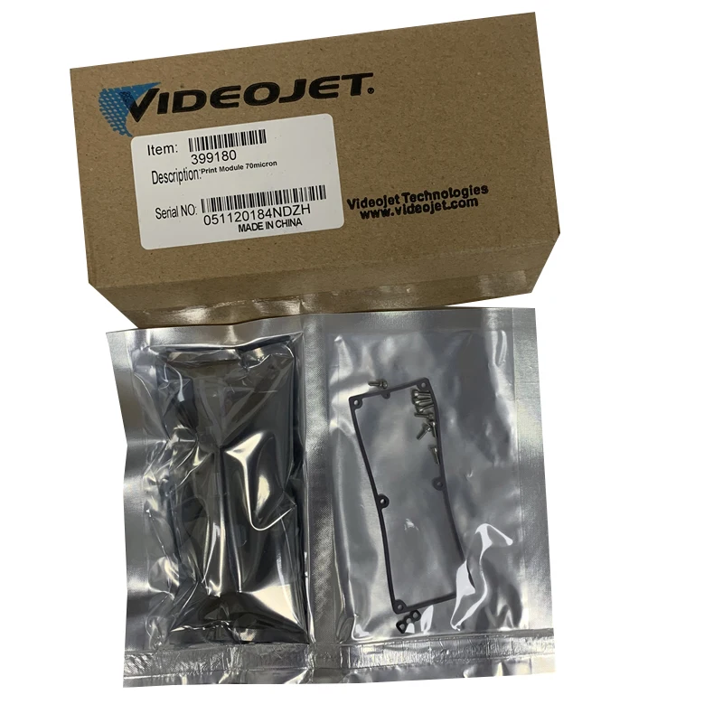 

Оригинальный Новый Печатный модуль 60 микрон 399422 для струйного принтера Videojet cij 399181, коллектор 399180, палуба 70 мкм, запасной 395916 50u
