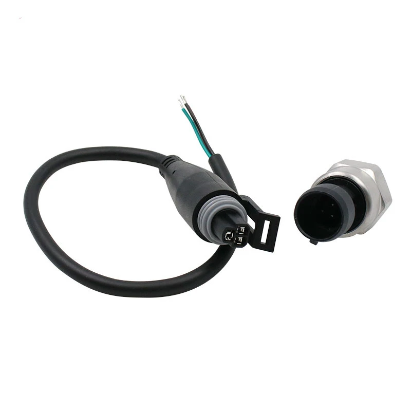 Pressure Sensor Transmitter Transducer Stainless Steel 1/8&rdquo;-27 NPT Oil Fuel Diesel Air Gas Water Import Ceramic with 0.3m Cable