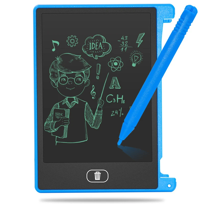 LCD Writing Tablet Electronic Writing Board LCD Drawing Tablet Electronic Drawing Board Drawing Board LCD Writing Board Drawing Toy Educational Toys Educational Drawing Toy 4.4 Inch LCD Writing Tablet Small Size Drawing Board for Kids Magic Graffiti Sketchpad Toys Baby Electronic Handwriting Boards