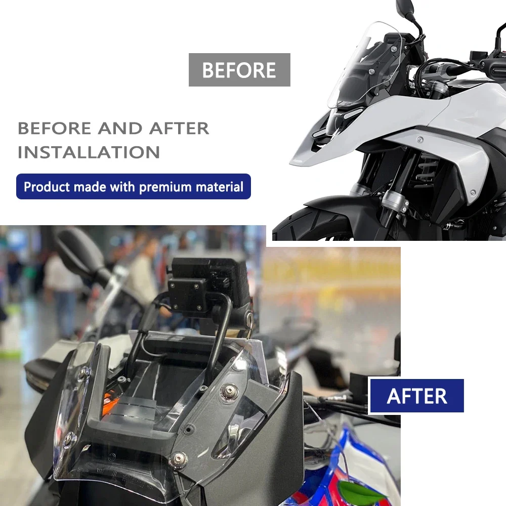 For R1300GS ADV R 1300 GS 2023 2024 Motorcycle Accessories Mobile Phone Navigation Bracket  r1300gs adv GPS Handlebar Support Mo_voghion.com