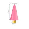 5pcs Pink/White Nail Dotting Pen Replacement Wax Head Rhinestone/Gem/Charms Picking Up Tools Nail Art Wax Tips Applicator Tools 6