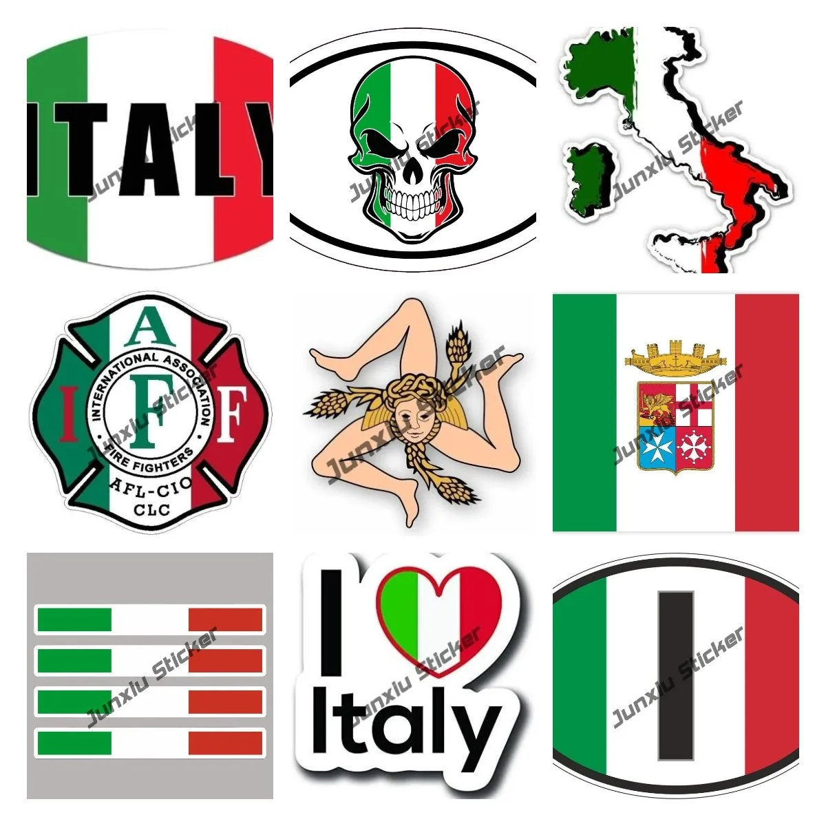 Creativity Italian Sticker Motorcycle Decals Italy Sticker Car