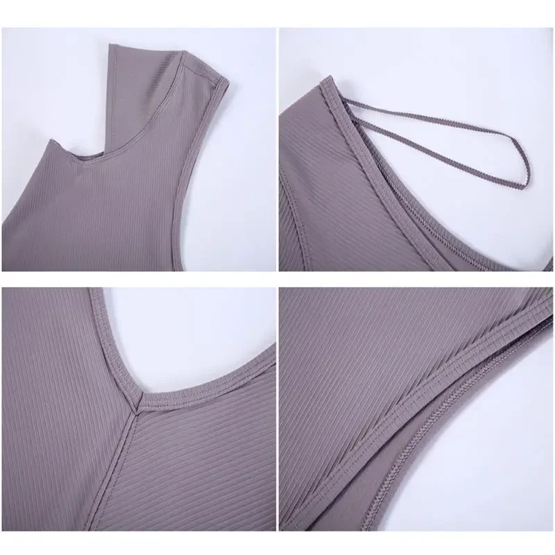 Nepoagym Women Workout Crop Tops Criss Cross Strappy Back Short Sleeve Ribbon Fabric Sports Top