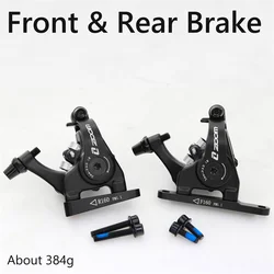High - Performance Road and Gravel Bike Mechanical Disc Brake with Flat Mount Caliper (Front Rear Brake)