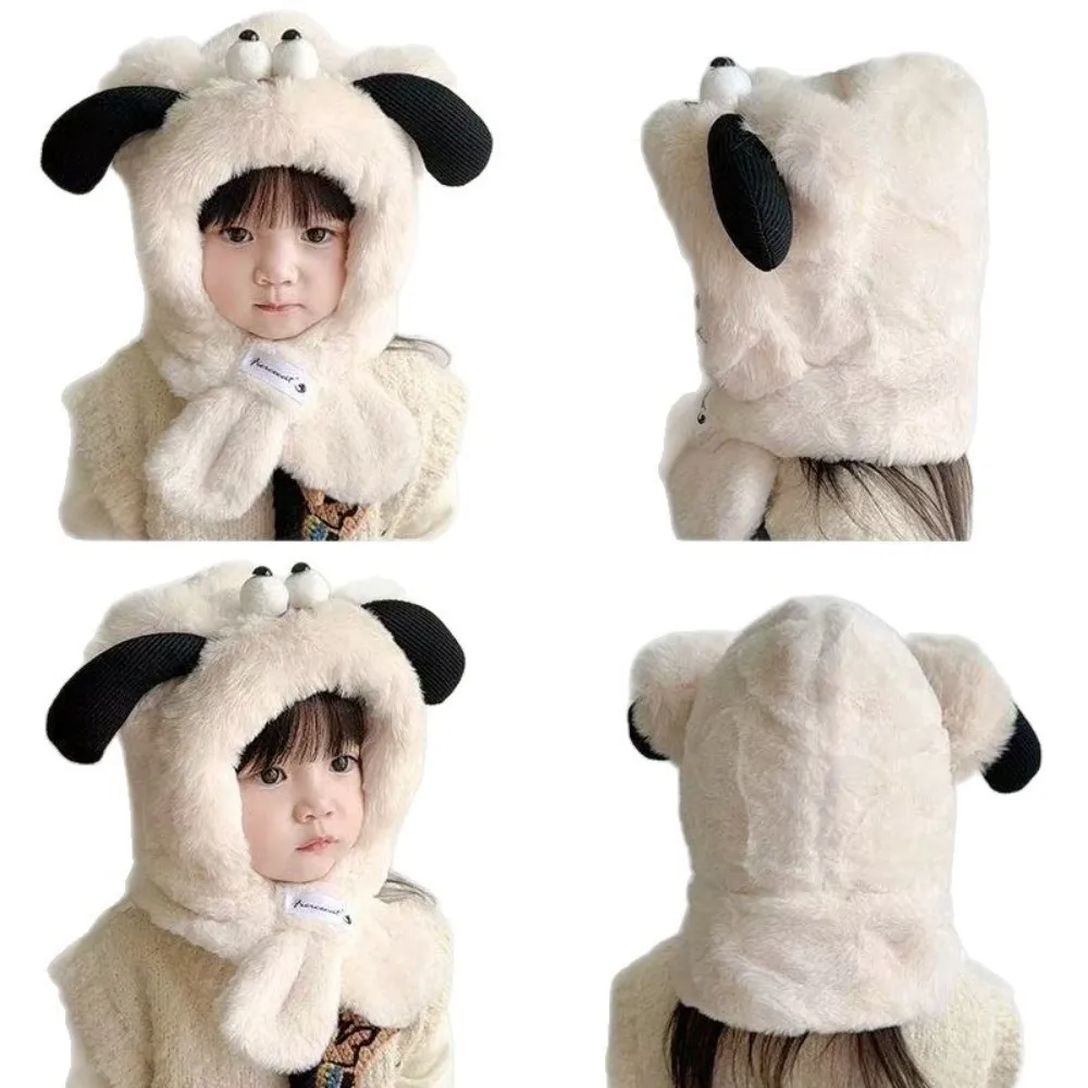 Polyester Kids Winter Warm Hat Scarf Set