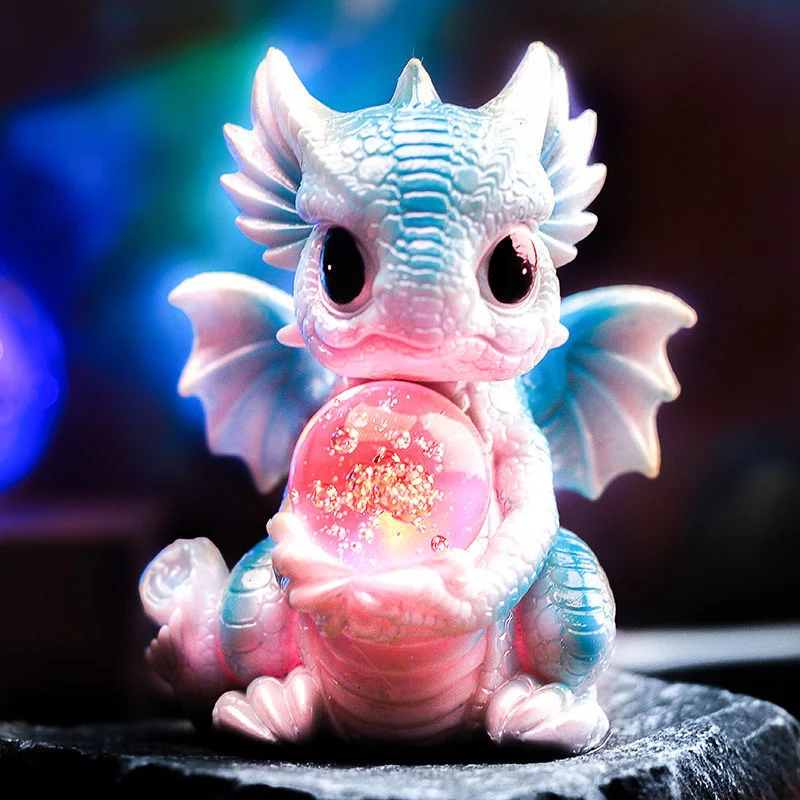 装飾的な置物,かわいい,ドラゴンの彫刻,恐竜の人形,愛らしい樹脂像