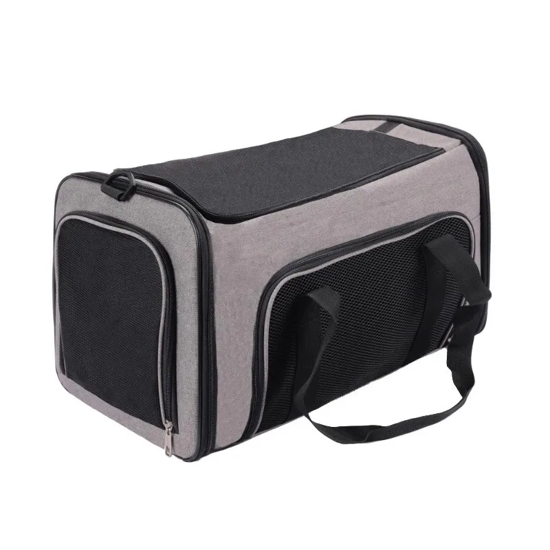 

Portable Large Pet Cat Dog Breathable Soft Carrier Pack Handbag Outdoor Travel Airline Approved Transport Foldable Carrying Bag