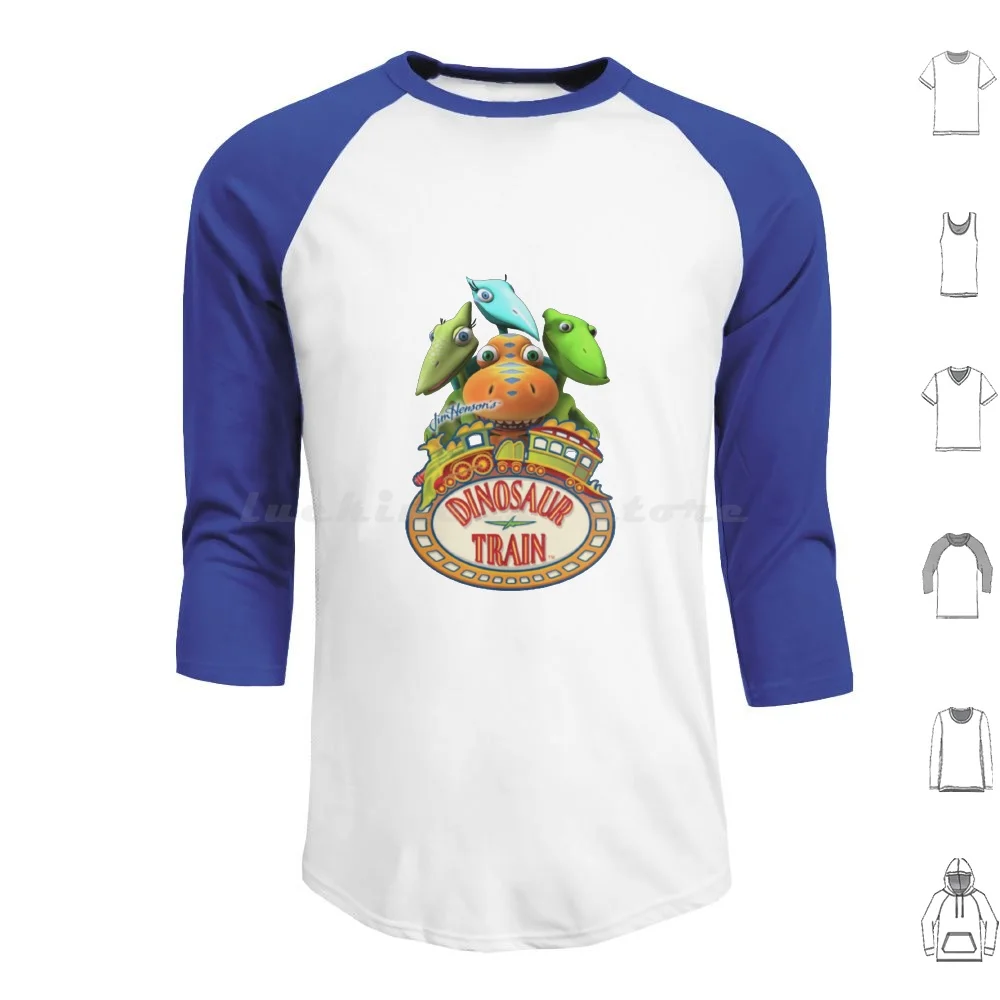 Dinosaur Train Cartoon Kids Tv Show Felpe Con Cappuccio Manica Lunga Dinosaur Train Train Dinosauri Funny Dino Travel Car Dragon