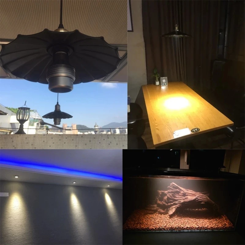 Focusing LED Spotlight 110V 220V Bulb E27 Screw  Zoom Spotlights Warm Light Neutral light  Room Mural Restaurant lighting 6